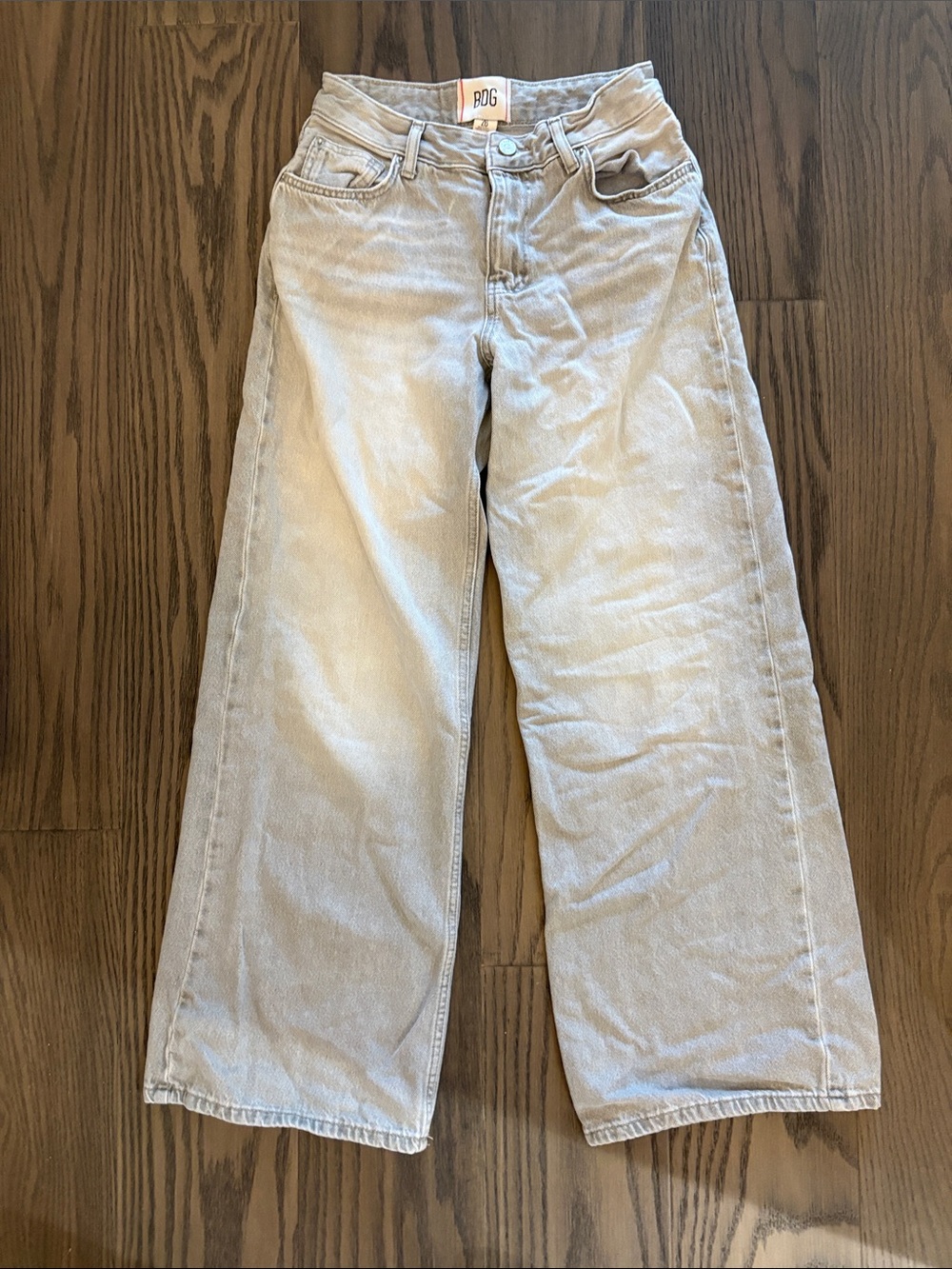BDG Wide Leg High-Rise Jeans in Light Wash